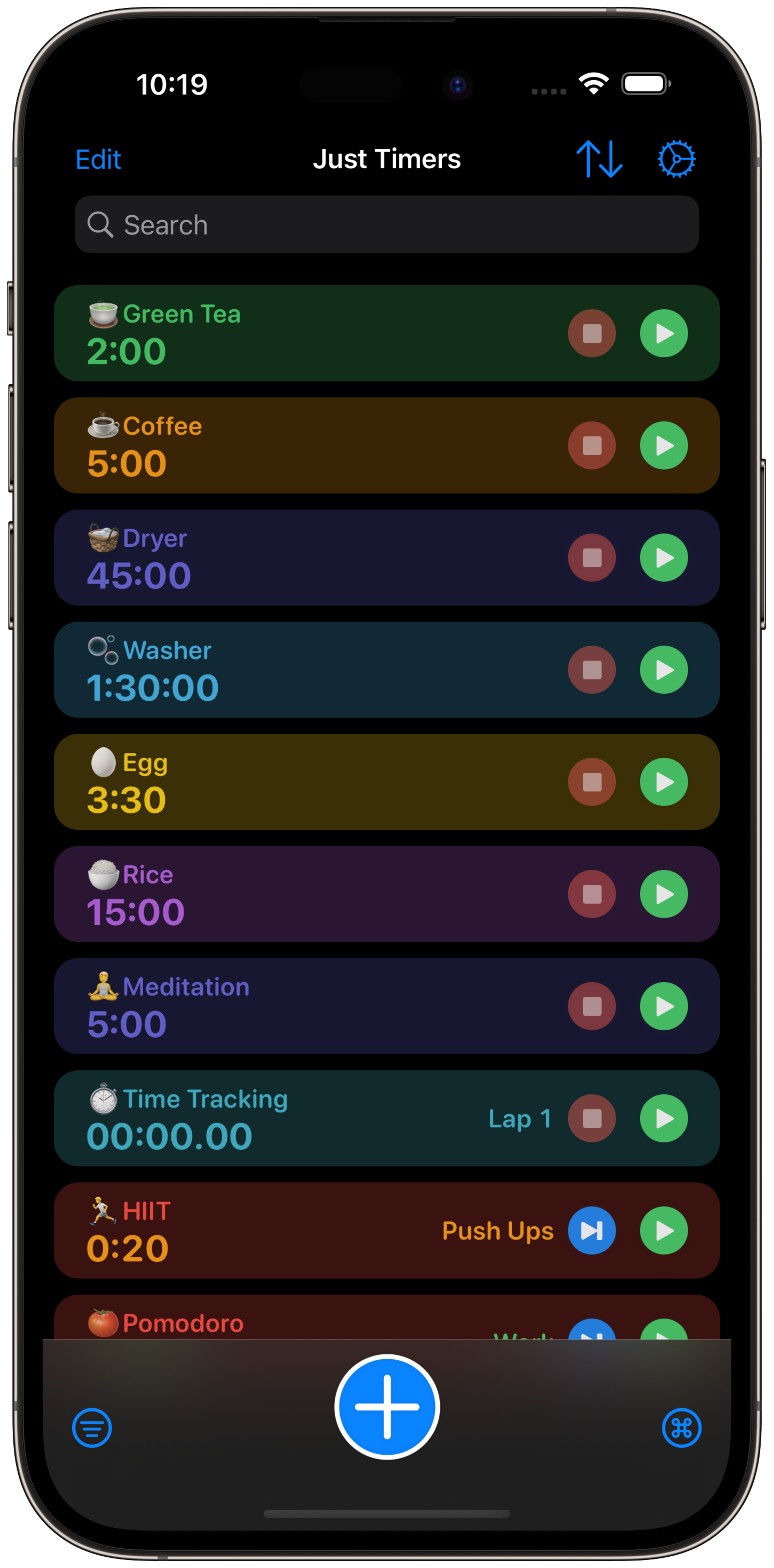 Various Timer Just Timers